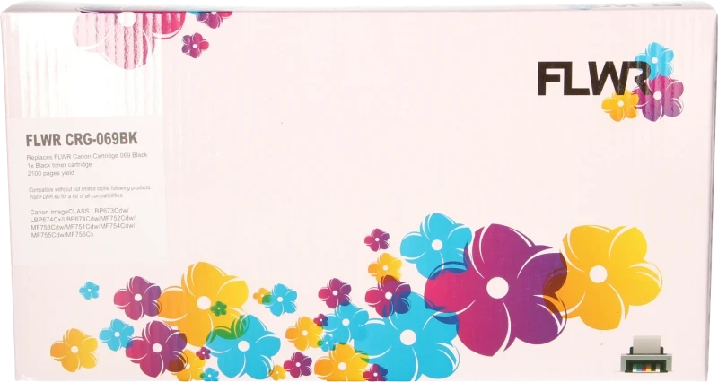 FLWR Canon CRG-069 zwart