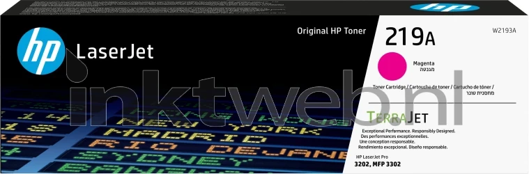 HP 219A magenta Front box
