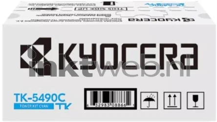 Kyocera Mita TK-5490C cyaan Front box