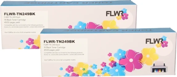 FLWR Brother TN-249 bundel zwart Family photo