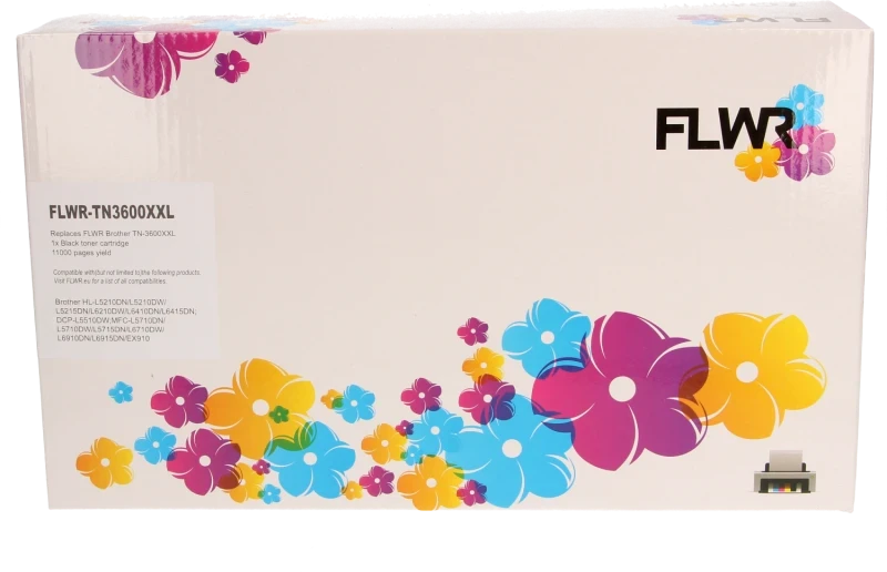 FLWR Brother TN-3600XXL zwart