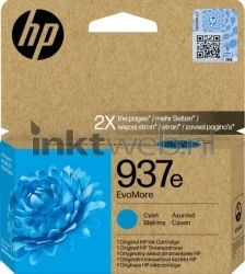 HP 937e cyaan Front box