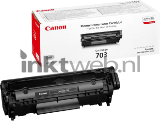 Canon 703 zwart Combined box and product