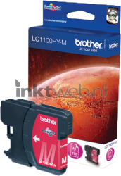 Brother LC-1100HY magenta Combined box and product