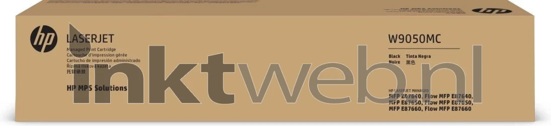 HP W9050MC zwart Front box
