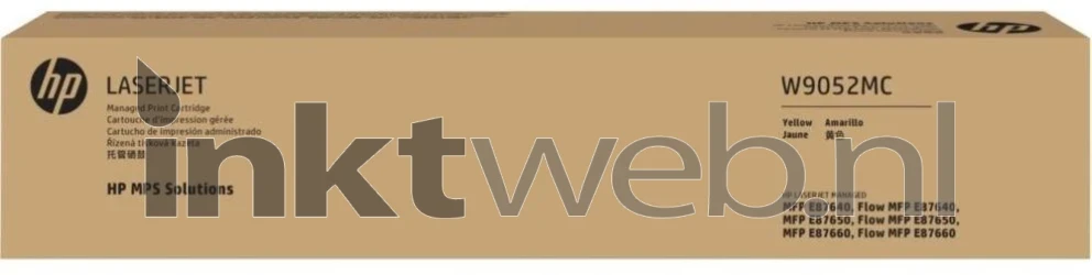 HP W9052MC geel Front box