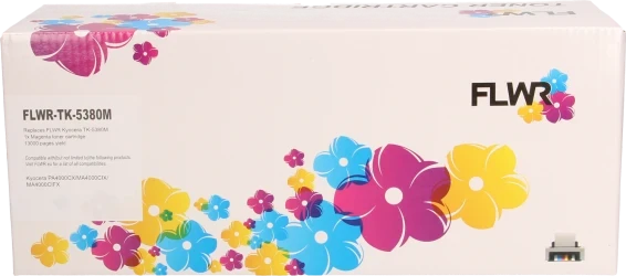 FLWR Kyocera Mita TK-5380 magenta Front box