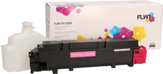 FLWR Kyocera Mita TK-5380 magenta Combined box and product