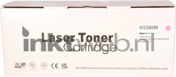 Huismerk Kyocera Mita TK-5380 bundel zwart en kleur Front box