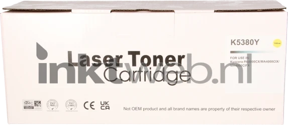 Huismerk Kyocera Mita TK-5380 bundel zwart en kleur Front box