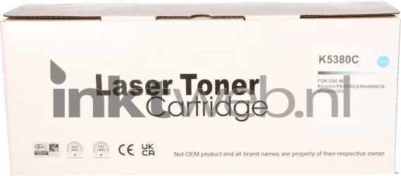 Huismerk Kyocera Mita TK-5380 bundel zwart en kleur Front box