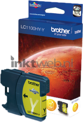 Brother LC-1100HY geel Combined box and product