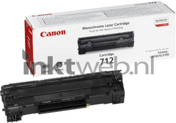 Canon 712 zwart Combined box and product
