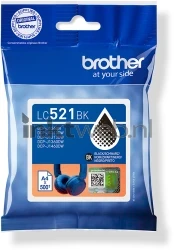 Brother LC-521BK zwart Front box