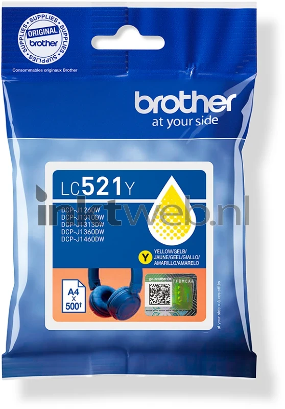 Brother LC-521Y geel