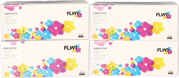 FLWR Kyocera Mita TK-5370 bundel zwart en kleur Family photo