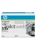 HP 55X (Sticker resten jc) zwart
