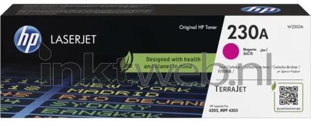 HP W2303A magenta Front box