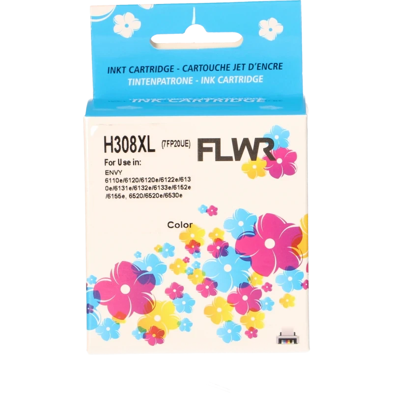 FLWR HP 308 kleur (Huismerk (remanufactured))
