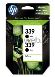 HP 339 2-pack zwart Front box