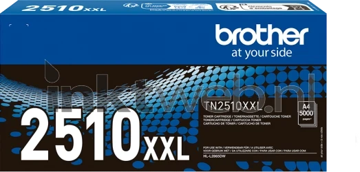 Brother TN-2510XXL zwart Front box