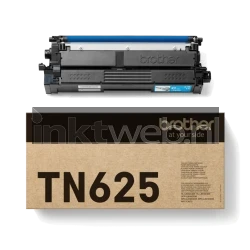 Brother TN-625C cyaan Combined box and product
