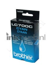 Brother LC-700C cyaan Front box