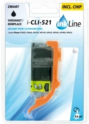 Huismerk Canon CLI-521BK zwart 