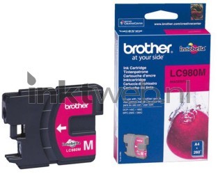 Brother LC-980M magenta Combined box and product