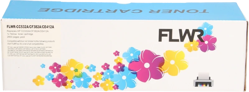 FLWR Canon 718Y geel (Huismerk (compatible))