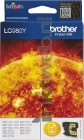 Brother LC-980Y (MHD nov-21) geel