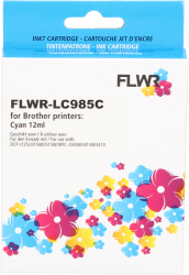 FLWR Brother LC-985C cyaan Front box