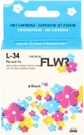 FLWR Lexmark 34XL zwart