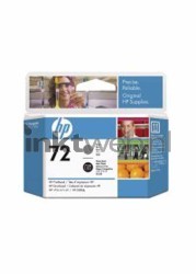 HP 72 printkop grijs en foto zwart Front box