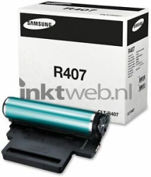 Samsung CLT-R407 zwart en kleur Combined box and product