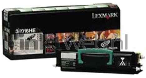 Lexmark 34016HE zwart Combined box and product