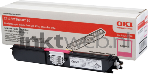 Oki C110/C130/MC160 Toner magenta Product only
