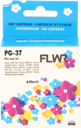 FLWR Canon PG-37 zwart FLWR-PG-37