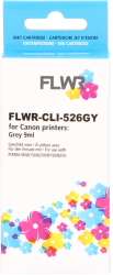 FLWR Canon CLI-526GY grijs Front box