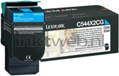 Lexmark C544X2CG cyaan Product only