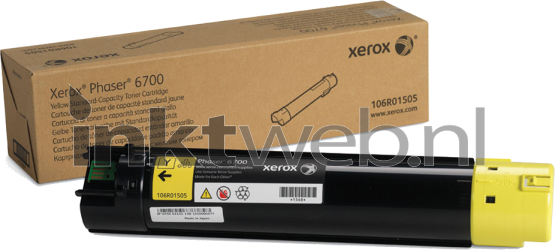 Xerox Phaser 6700 Toner geel Combined box and product
