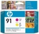 HP 91 printkop magenta en geel (Origineel)