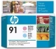 HP 91 printkop licht cyaan en licht magenta (Origineel)