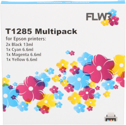 FLWR Epson T1285 Multipack zwart en kleur