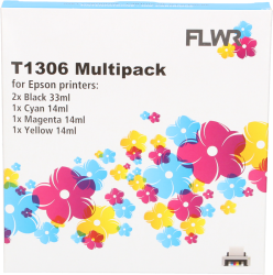FLWR Epson T1306 Multipack zwart en kleur