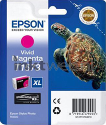 Epson T1573 magenta Front box