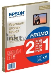 Epson  C13S042169 Premium fotopapier Glans | A4 | 255 gr/m² 30 stuks Front box