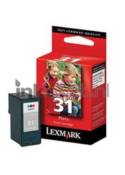 Lexmark 31 foto kleur Combined box and product