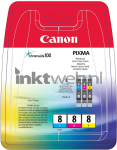 Canon CLI-8 Color pack kleur