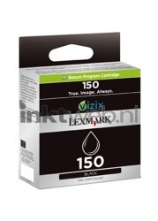 Lexmark 150 zwart Front box